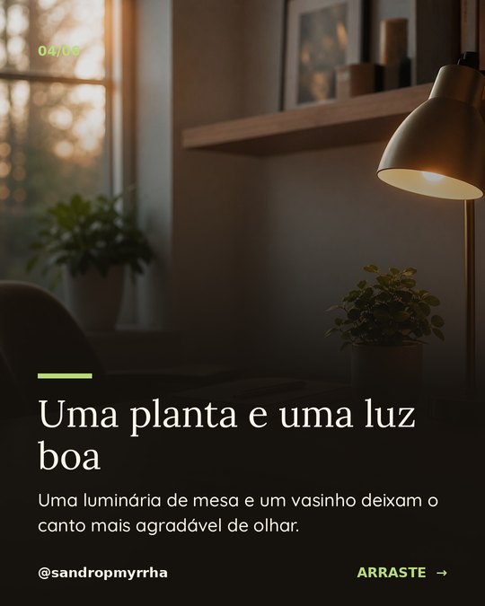 Tela 4 do carrossel Arrume sua mesa em 5 minutos
